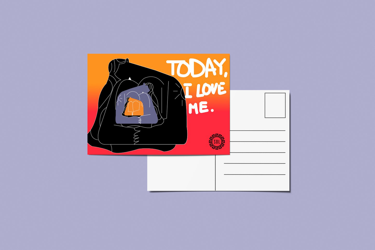 Today, I Love Me Post card