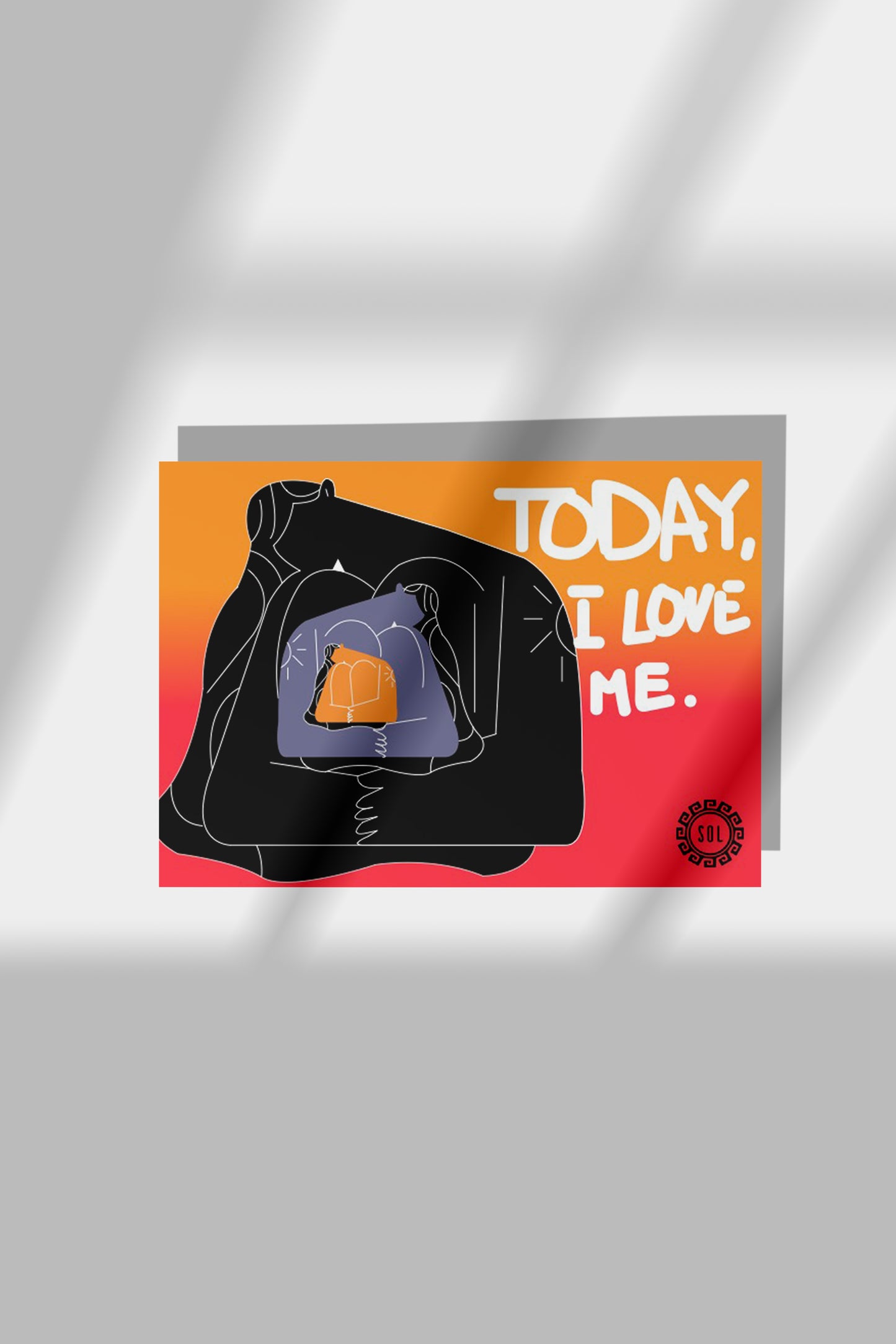 Today, I Love Me Post card