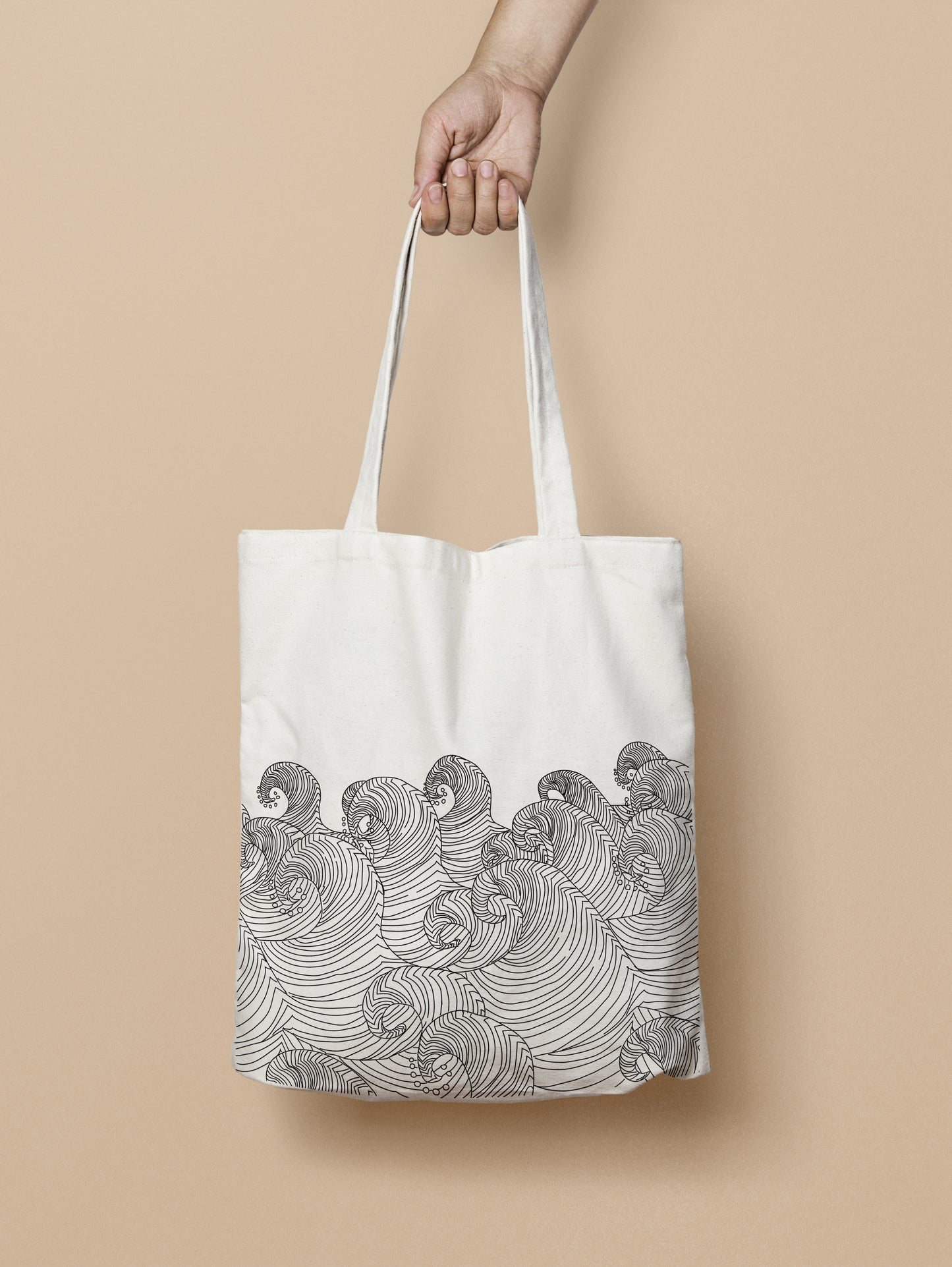 Flow tote bag